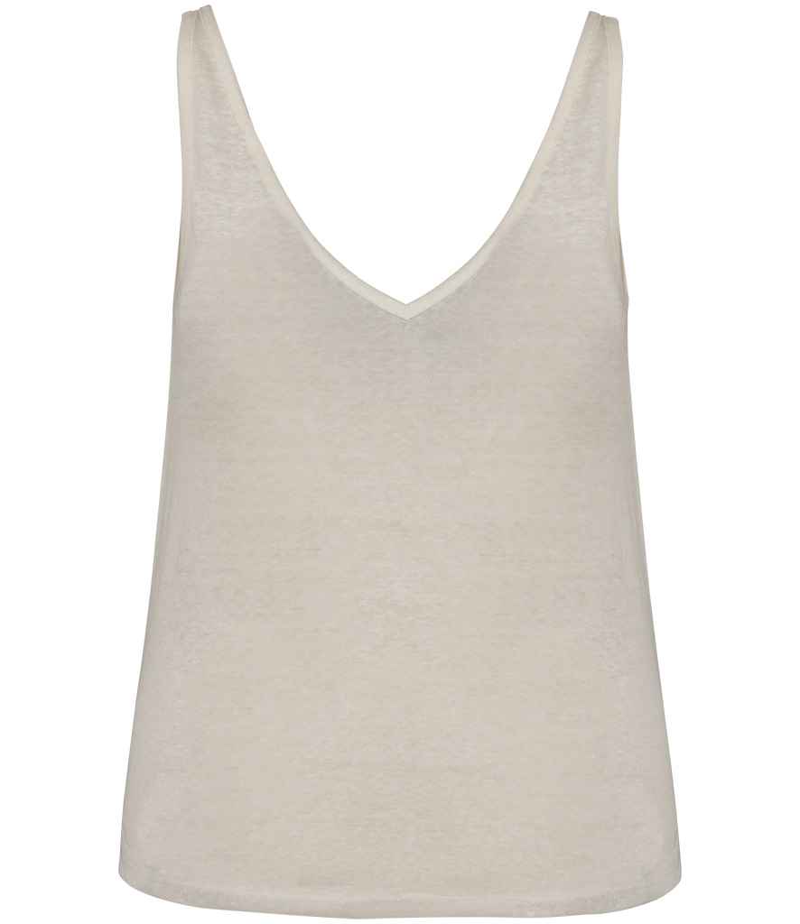 Spasso Ladies Linen Tank Top