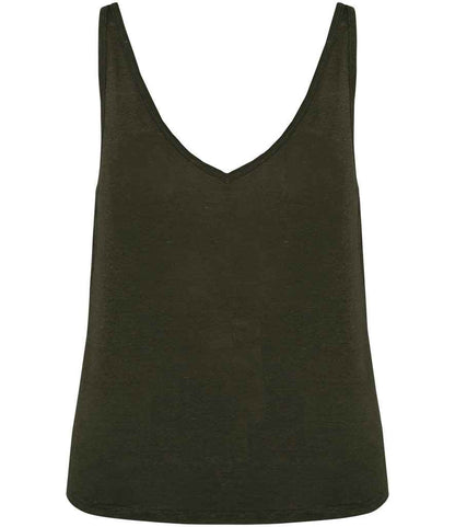 Spasso Ladies Linen Tank Top