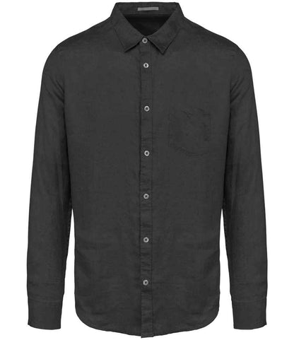 Spasso Long Sleeve Linen Shirt