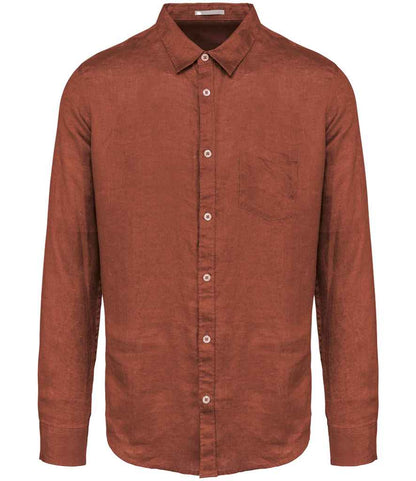 Spasso Long Sleeve Linen Shirt