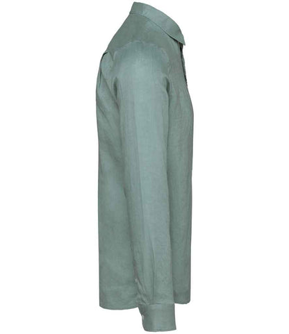 Spasso Long Sleeve Linen Shirt