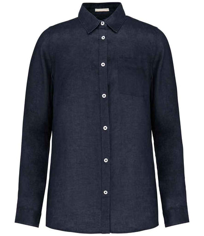 Spasso Long Sleeve Linen Shirt