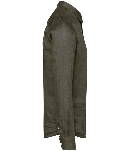 Spasso Long Sleeve Linen Shirt