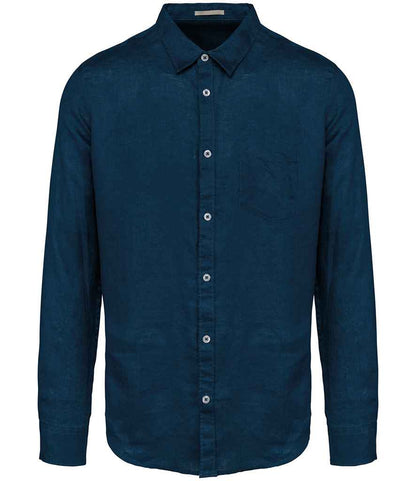 Spasso Long Sleeve Linen Shirt