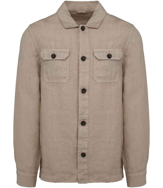 Spasso Linen Washed Overshirt