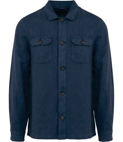 Spasso Linen Washed Overshirt