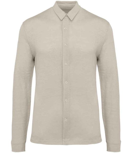 Spasso Long Sleeve Linen Shirt