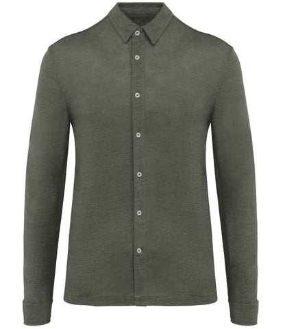 Spasso Long Sleeve Linen Shirt