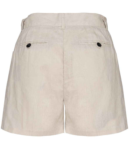 Spasso Ladies Linen Bermuda Shorts