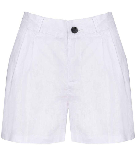 Spasso Ladies Linen Bermuda Shorts