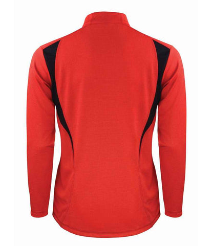 Spiro Unisex Zip Neck Trial Training Top