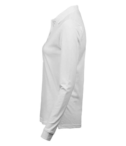 Tee Jays Ladies Luxury Stretch Long Sleeve Polo Shirt