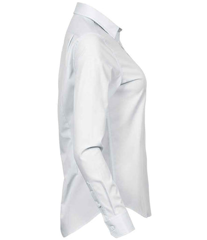 Tee Jays Ladies Stretch Luxury Long Sleeve Poplin Shirt