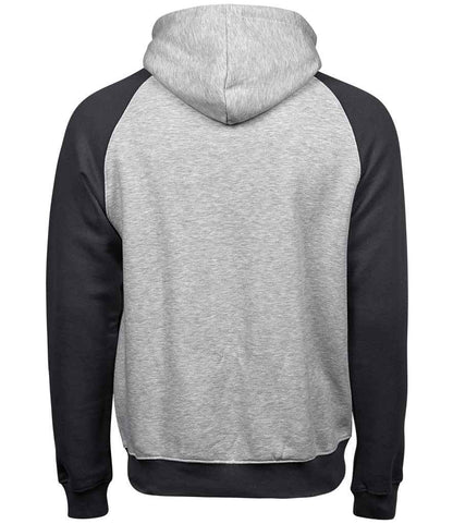 Tee Jays Two Tone Raglan Hooded Sweatshirt