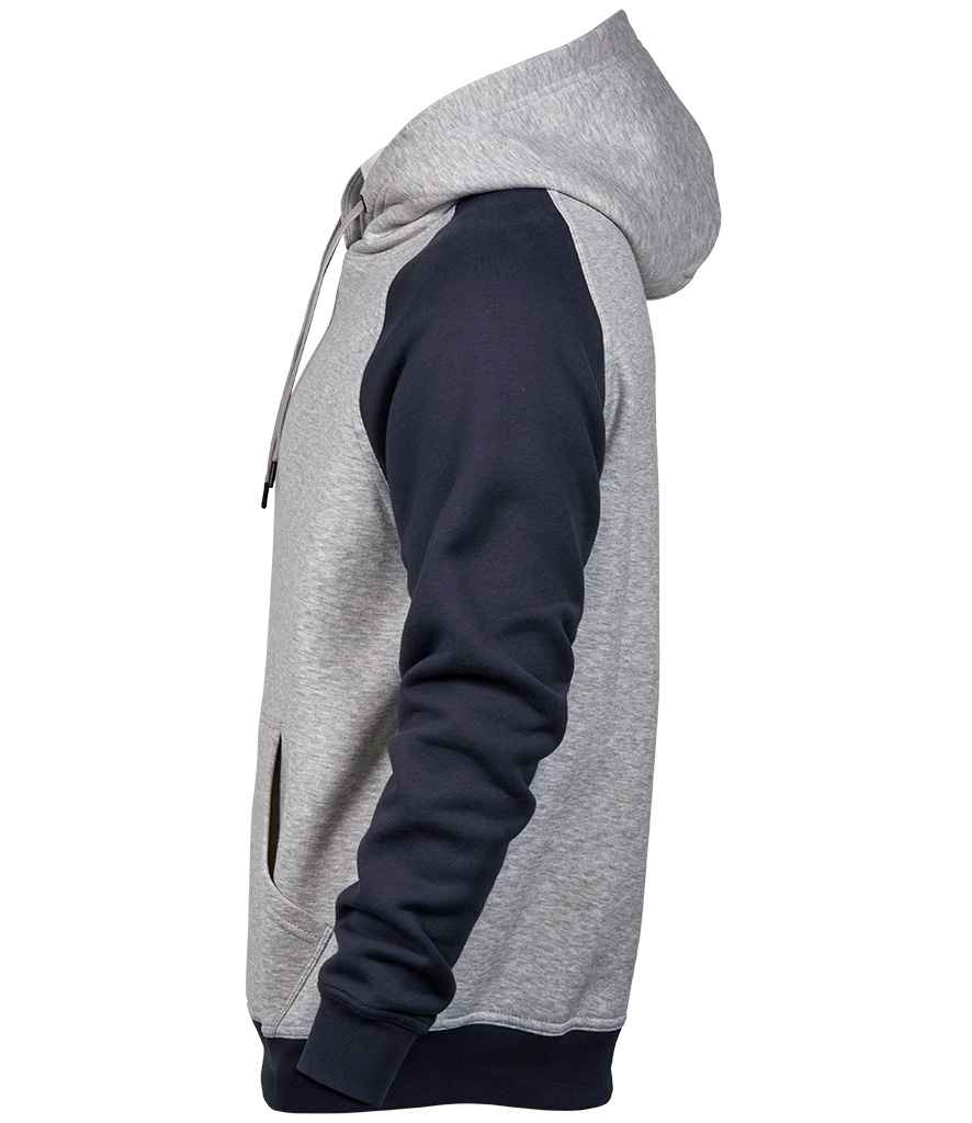 Tee Jays Two Tone Raglan Hooded Sweatshirt