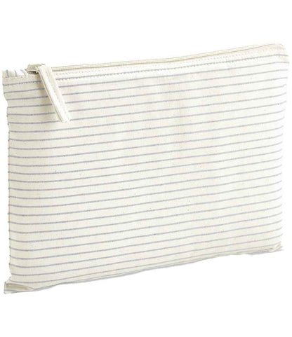 Westford Mill Striped Organic Cotton Accessory Pouch