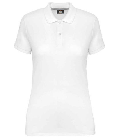 WK Designed to Work Ladies Anti-Bacterial Piqué Polo Shirt