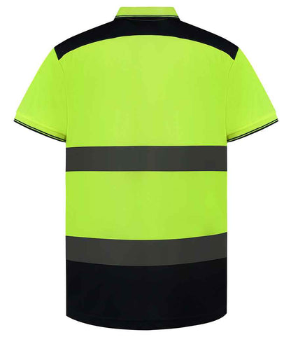Yoko Two Tone Short Sleeve Polo Shirt