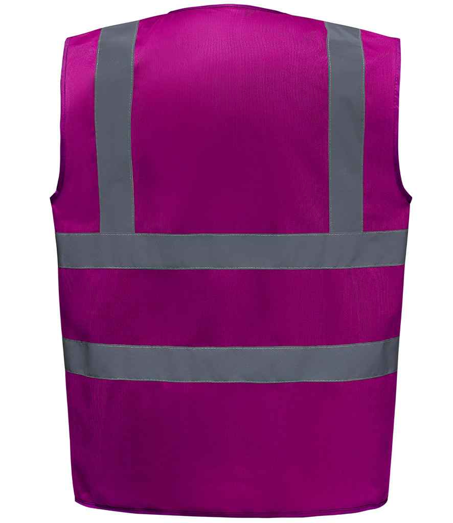Yoko Hi-Vis Two Band and Braces Waistcoat
